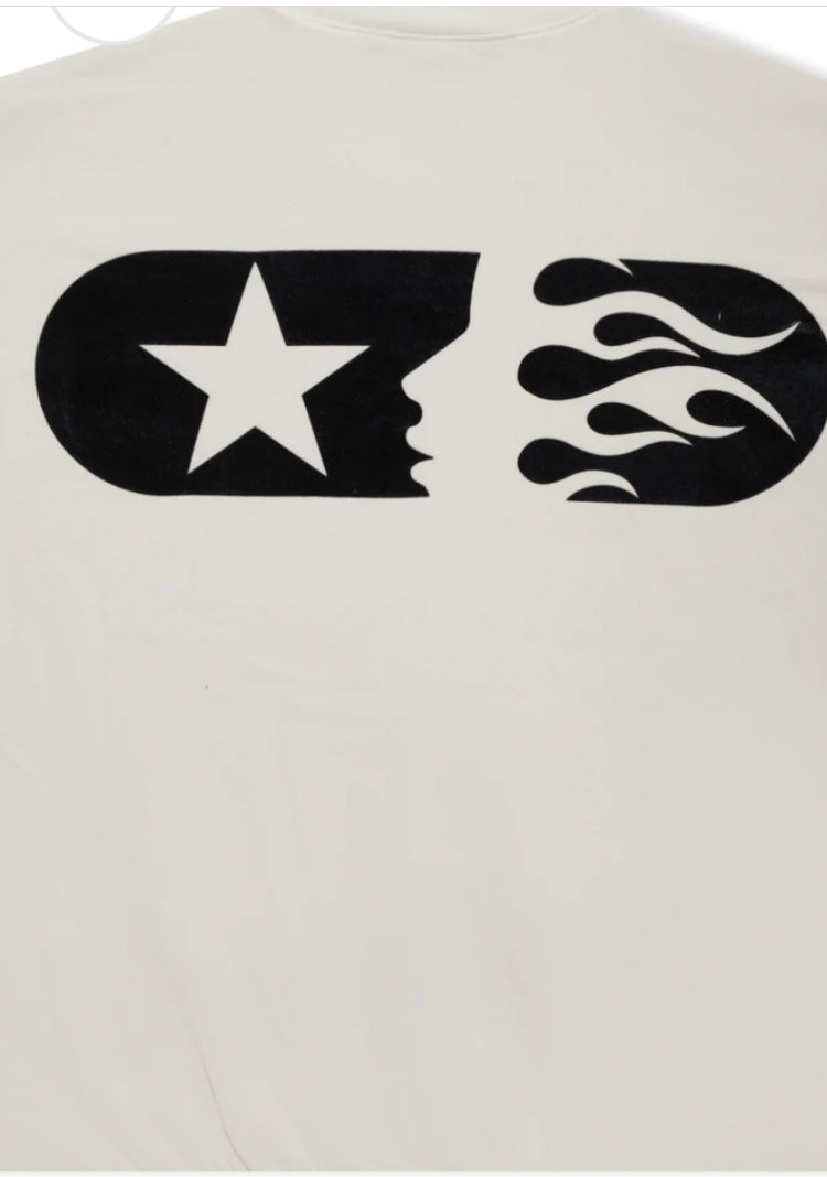 Hellstar Sports Crewneck (White) hs mini logo crew
