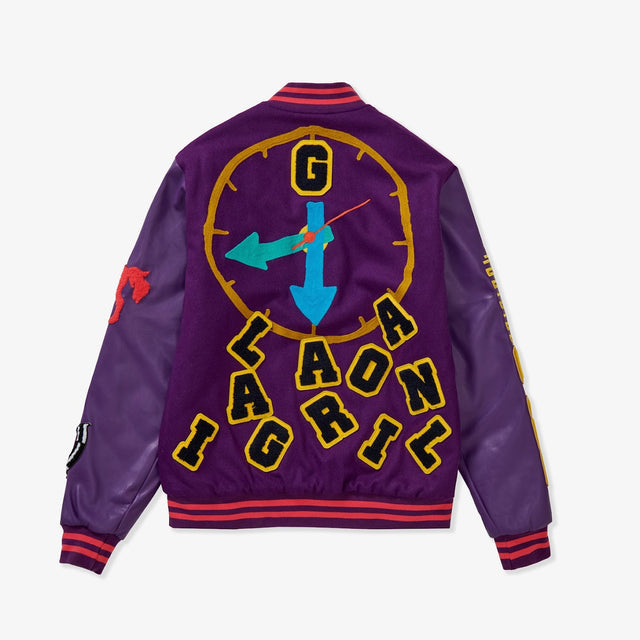 GALA IT'S COMPLICATED VARSITY JACKET (GRAPE/ECLIPSE)