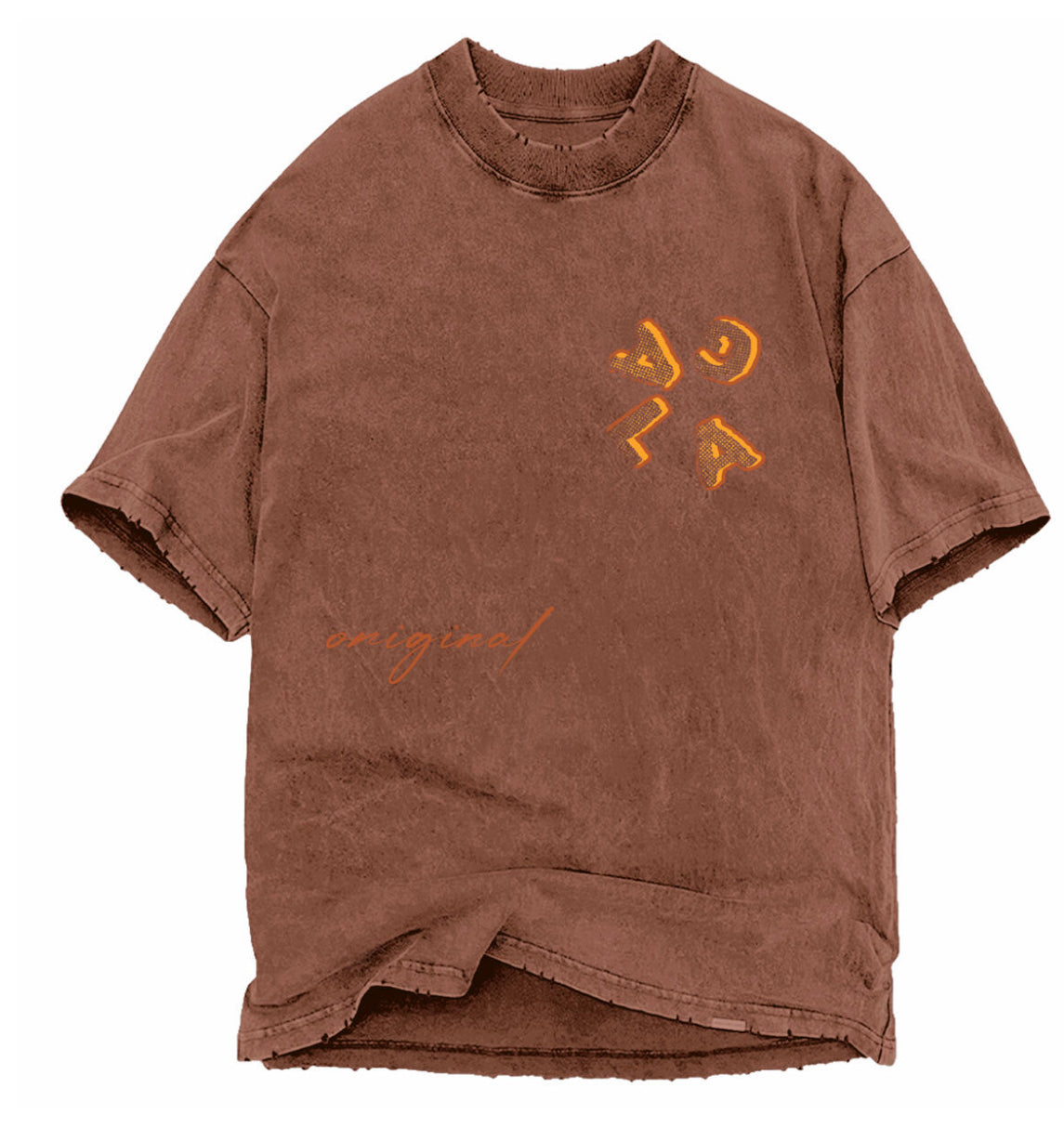 GALA-"MYSTERIO" TEE (CHOCOLATE VINTAGE)-G-SP2-24-016