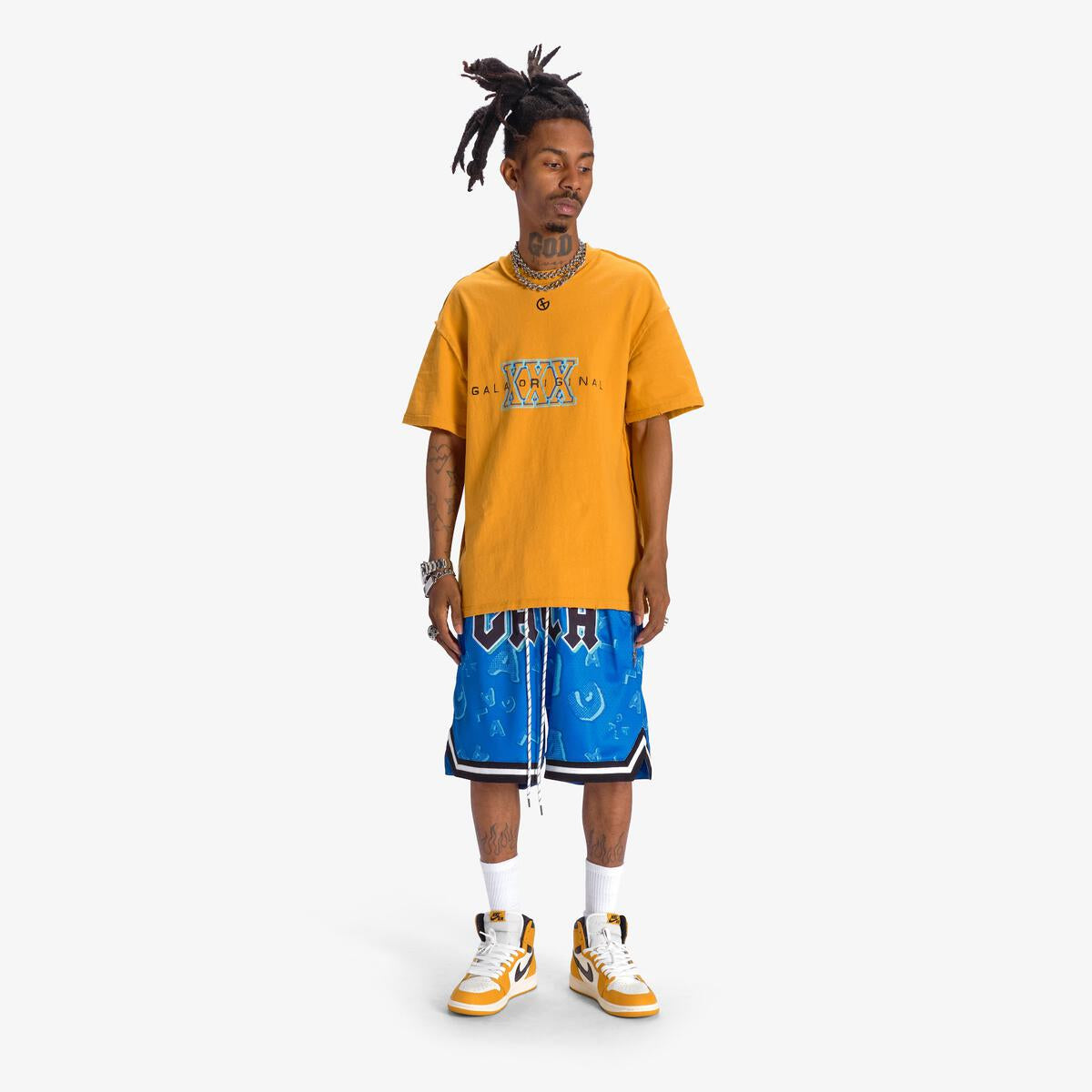 GALA- HEROES" TEE (HONEY MUSTARD)-G-SP2-24-002