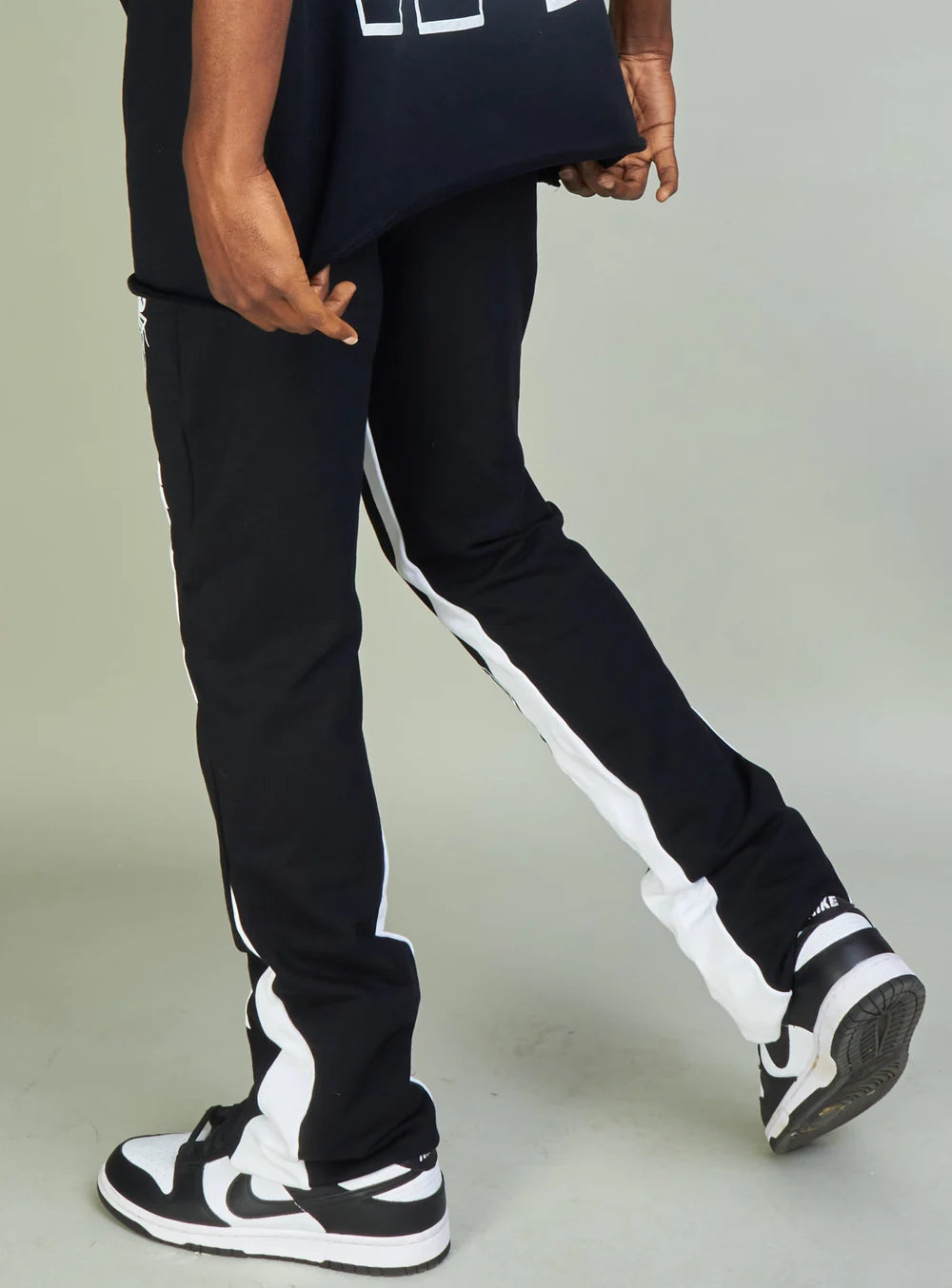 PLTX-Politics Sweatpants - Isaacs - Black And White - 701