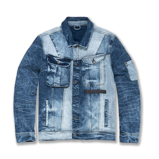 JORDANCRAIG-FORT GREENE DENIM TRUCKER JACKET (TONAL BLUE) -91560
