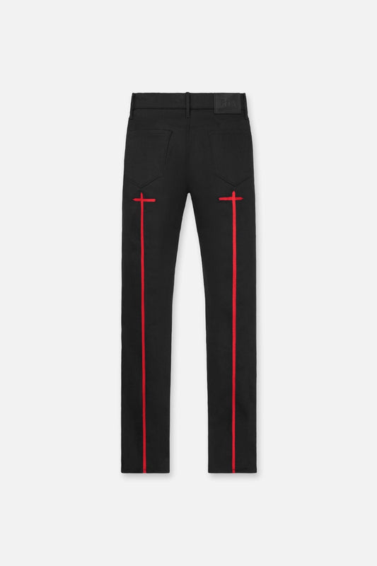 RTA BRYANT | BLACK RED LONG CROSS
