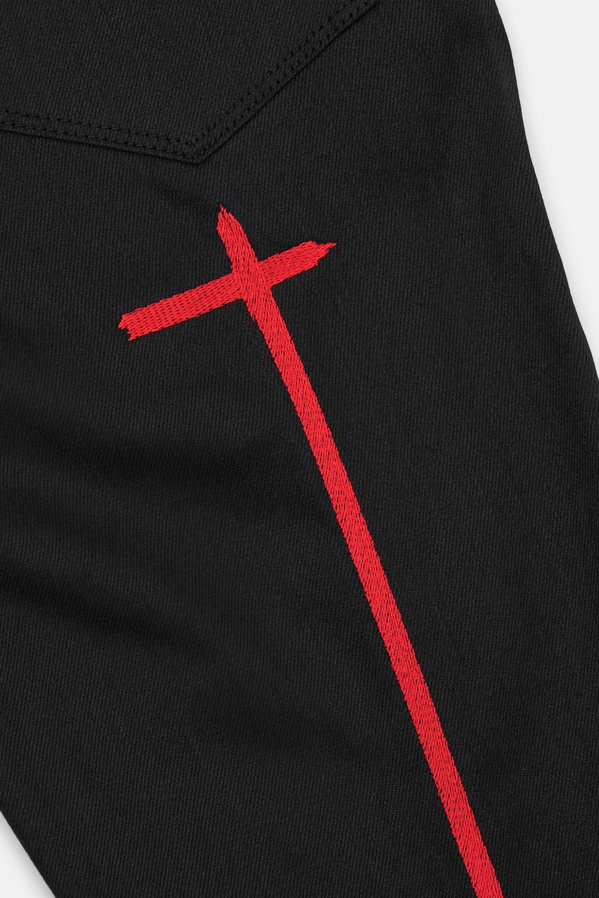 RTA BRYANT | BLACK RED LONG CROSS