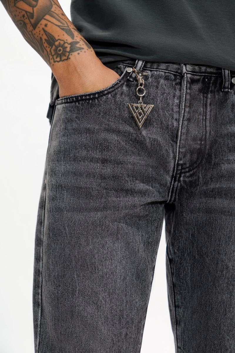 VALBASAS DIFFERENT STRAIGHT FIT JEANS GREY
