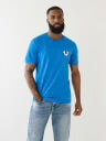 TRUERELIGION-HS PUFF PRINT NEWS TEE-107911
