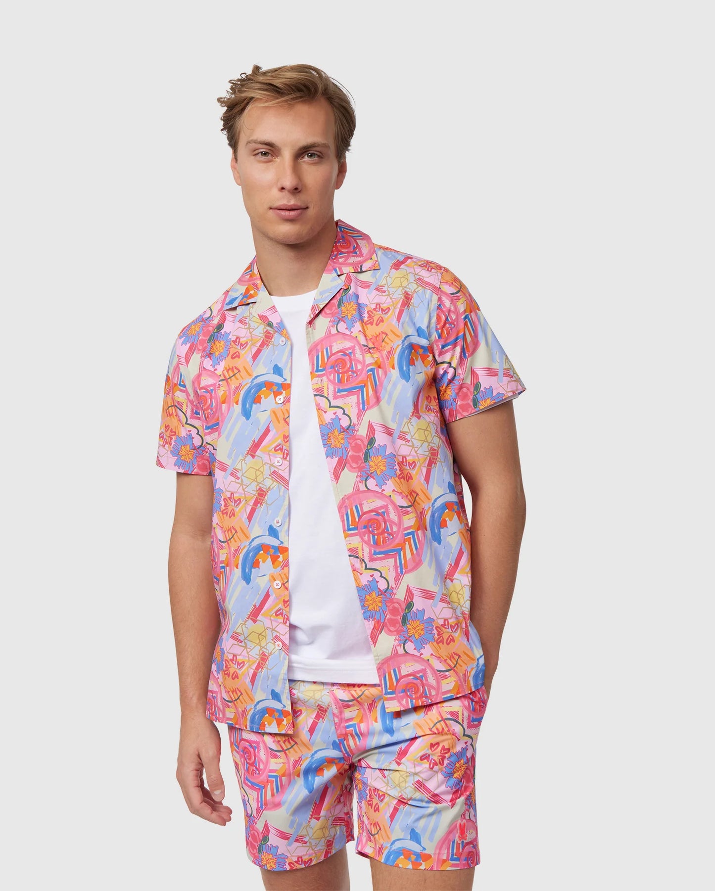 PSYCHOBUNY-Mens Benton All Over Print Shirt -B6Q354B200
