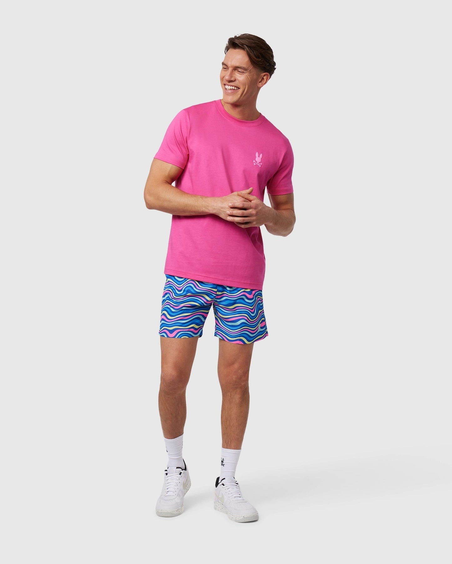 PSYCHOBUNNY-Mens Clarkson Lightweight Swim Trunk -B6W120B2SW