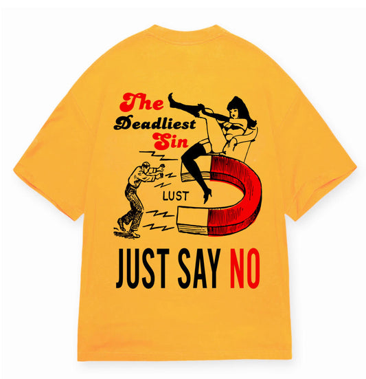 SUGARHILL-LUST" T-SHIRT (GOLD)-SH24-SPR2-53