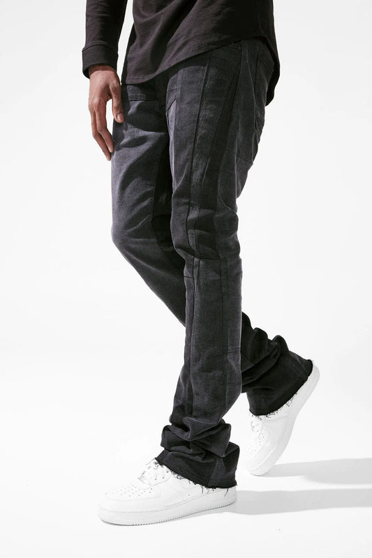 JORDAN CRAIG SEAN STACKED - GEOMETRIC DENIM (BLACK SHADOW) JTF1137