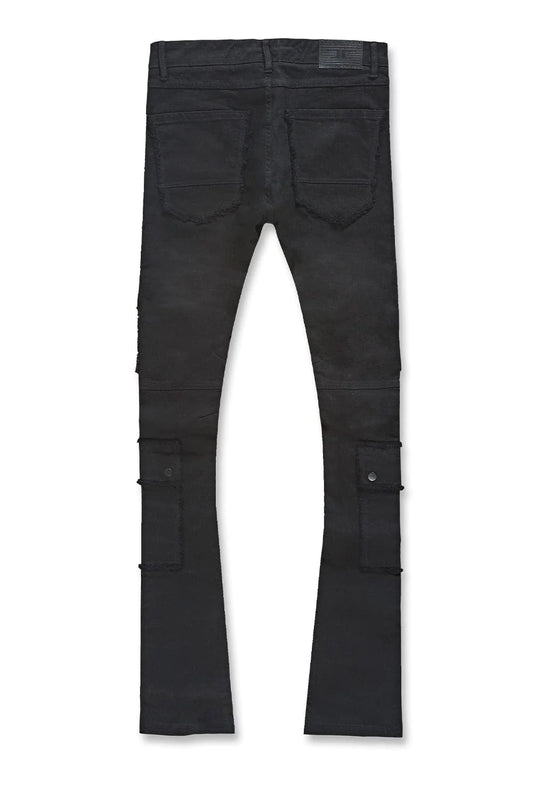 JORDAN CRAIG MARTIN STACKED - EL DORADO CARGO PANTS (JET BLACK)- JTF218