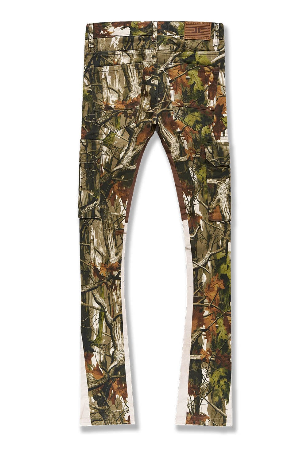 JORDAN CRAIG-KIDS STACKED CAMO CARGO DENIM (OAK)-JTF222C