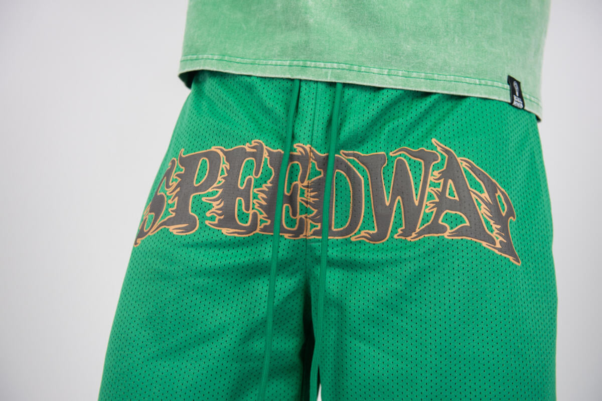 REBEL MINDS-SPEEDWAY MESH SHORTS-141-945