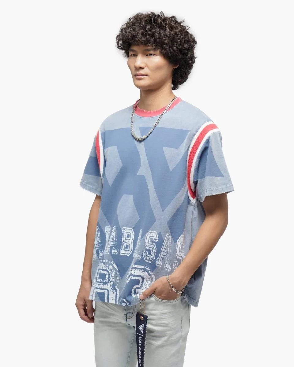 VALABASAS VLBS ATHLETICS VINTAGE BLUE TEE