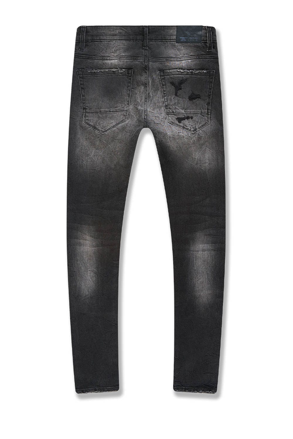 JORDANCRAIG-BIG MEN'S MARTIN ELMHURST DENIM (BLACK SHADOW)-JT1208