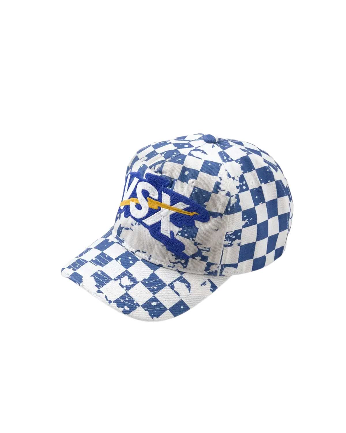 VALE FOREVER CHECKERS CAP WHITE/BLUE