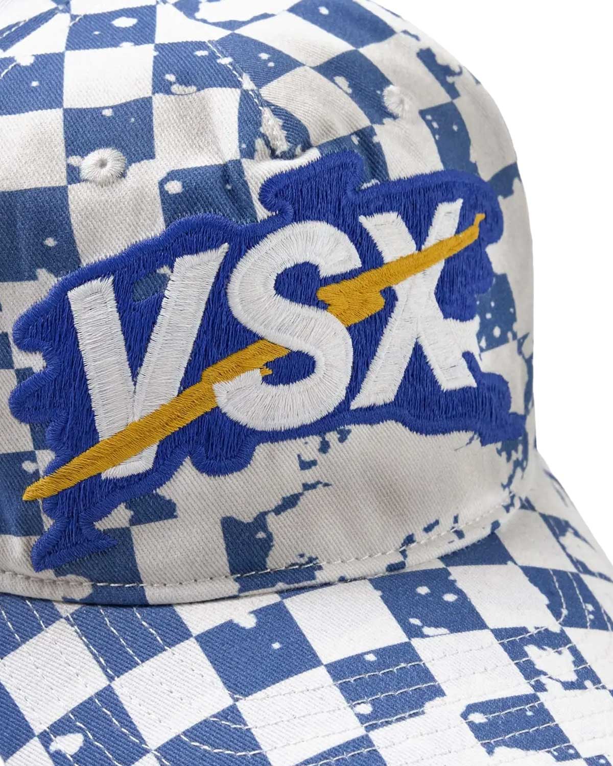 VALE FOREVER CHECKERS CAP WHITE/BLUE