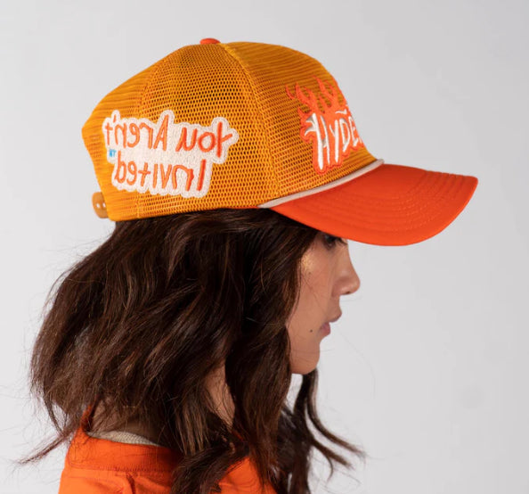 HYDEPARK-NOTHING BUT NET TRUCKER - YELLOW/ORANGE