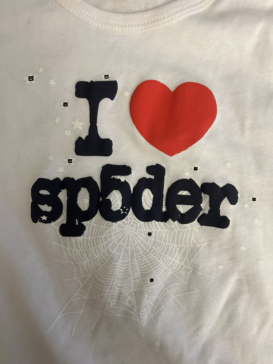 Spider Worldwide x Spyder Sp5der OG Web Baby Tee in White,