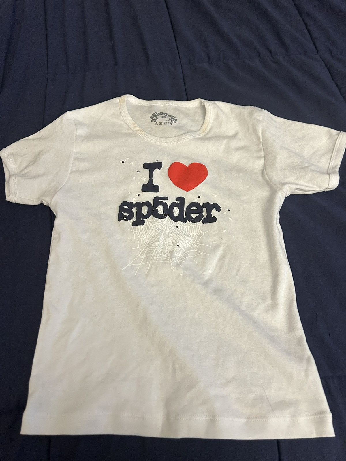 Spider Worldwide x Spyder Sp5der OG Web Baby Tee in White,
