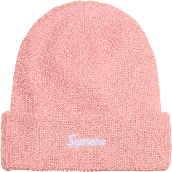 SUPREME Loose Gauge Beanie PINK REFLECTIVE
