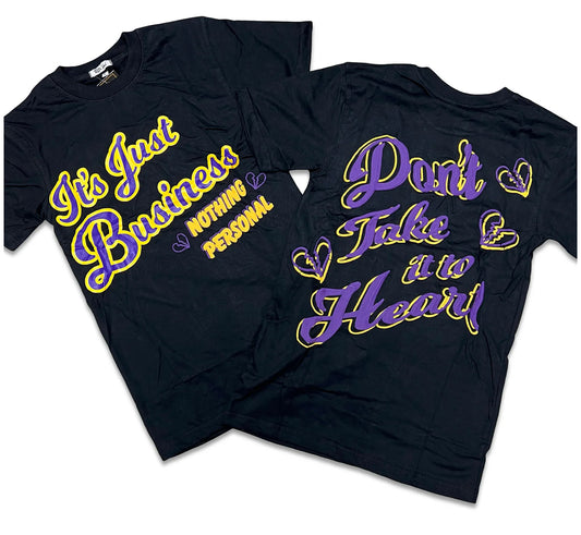 RETRO LABEL JUST BUSINESS SHIRT (RETRO 12 FIELD PURPLE)