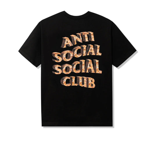 Antisocial club White Picket Fence Black Tee