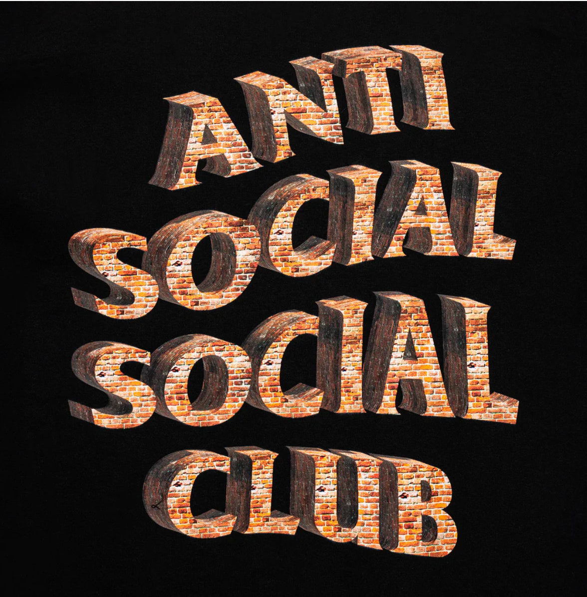 Antisocial club White Picket Fence Black Tee