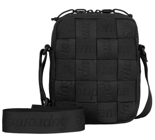 Supreme Woven Shoulder Bag  Black
