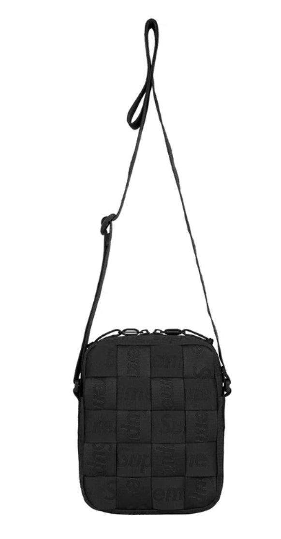 Supreme Woven Shoulder Bag  Black