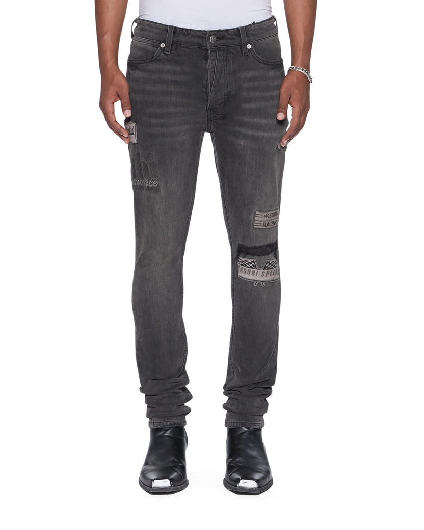 KSUBI VAN WINKLE GRAPHITE RACER Jeans