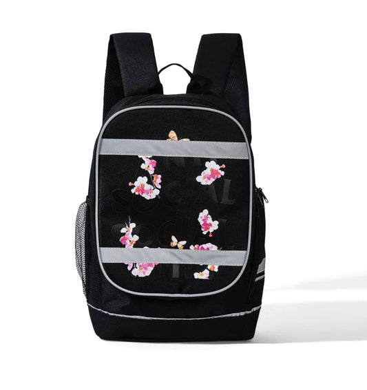 Antisocial club Kkoch 3m High Vis Black Backpack