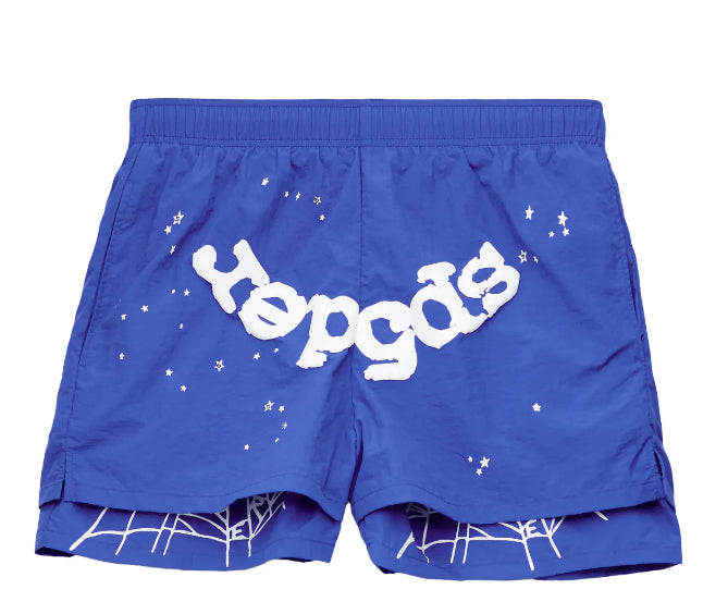 SP5DER-OG WEB DOUBLE LAYER SHORT-M04SH001W2BW