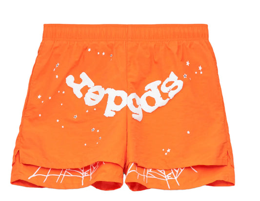 SP5DER-OG WEB DOUBLE LAYER SHORT-M04SH001W2OW