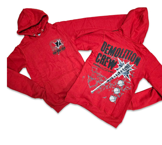 RETRO LABEL DEMOLITION CREW HOODIE (RETRO 4 BRED)