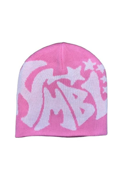 HMBL pink a star is born capsule beanies : rhinestone