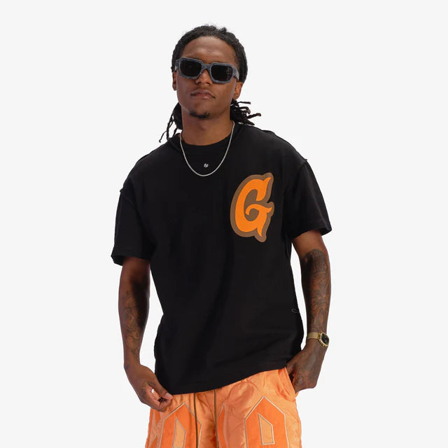 GALA-UNDONE" TEE (BLACK)G-24-SUM1-013
