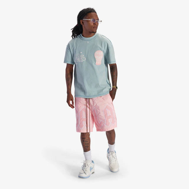 GALA-SHAPES" TEE (VINTAGE AQUA BLUE)-G-24-SUM1-003