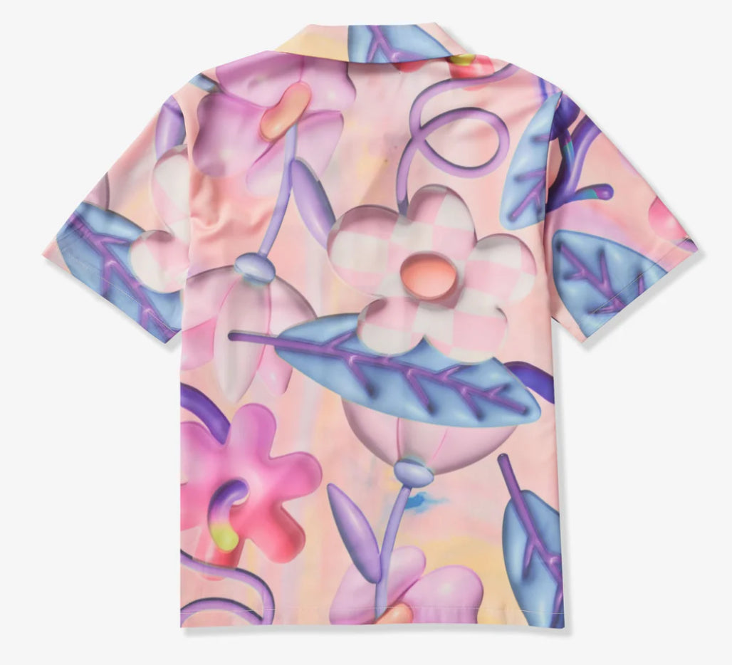 SUGARHILL-"FLORA" BUTTON-UP SHIRT (PINK)SH24-SUM1-54