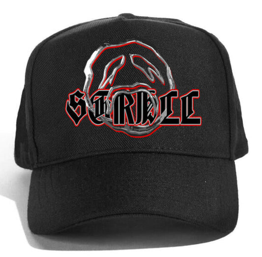 SUGARHILL-STAINLESS" TWILL HAT (BLACK/RED)-SH24-SUM1-46