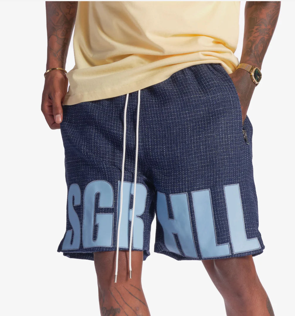 SUGARHILL"OPEN MIND" SHORTS (NAVY BLUE)-SH24-SUM1-22