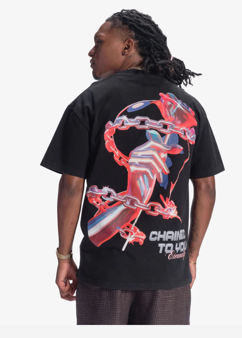 SUGARHILL-"CHAINED TO YOU" T-SHIRT (BLACK)-SH24-SUM1-17