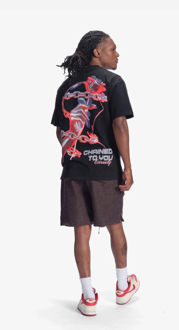 SUGARHILL-"CHAINED TO YOU" T-SHIRT (BLACK)-SH24-SUM1-17