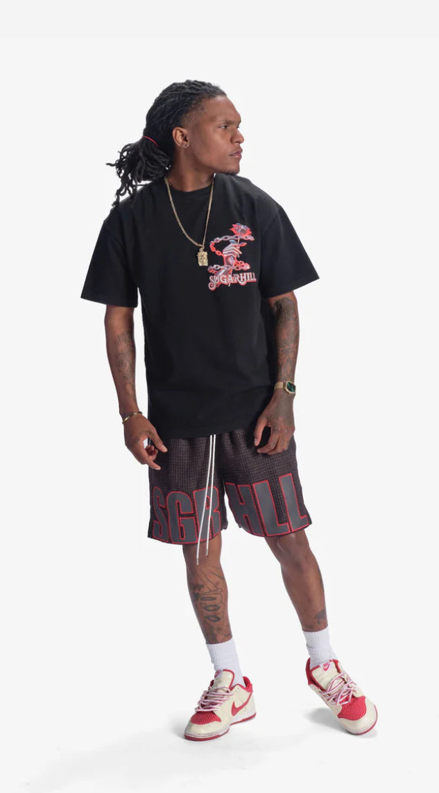 SUGARHILL-"CHAINED TO YOU" T-SHIRT (BLACK)-SH24-SUM1-17