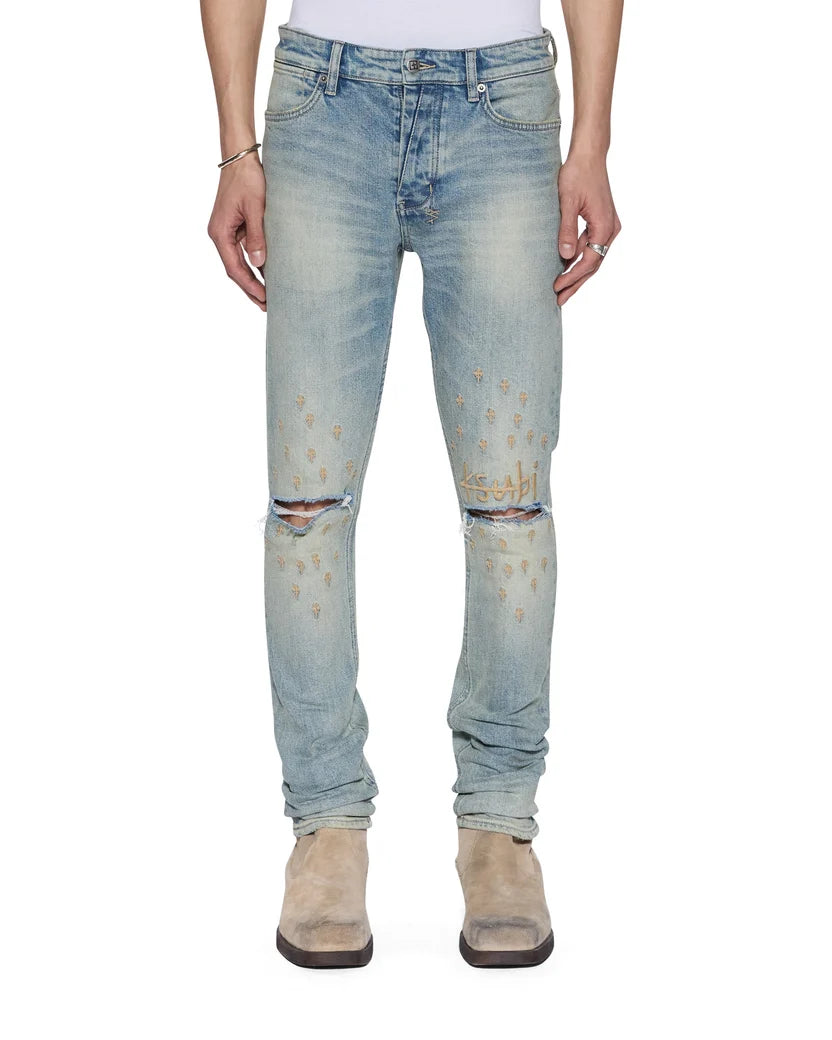KSUBI VAN WINKLE ASTRAL GRID DENIM