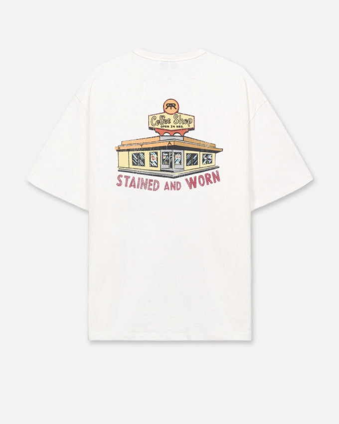 RTA-COLIN OVERSIZED TEE | COFFEE SHOP-MS24K83-T1426WTCSC