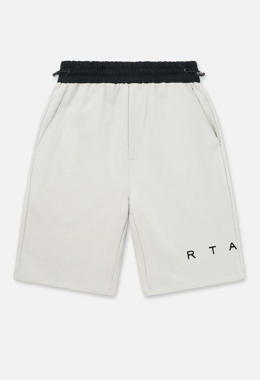 RTA-SWEAT SHORT | GREY BLACK COMBO-MS24K484-B1411GRBKC