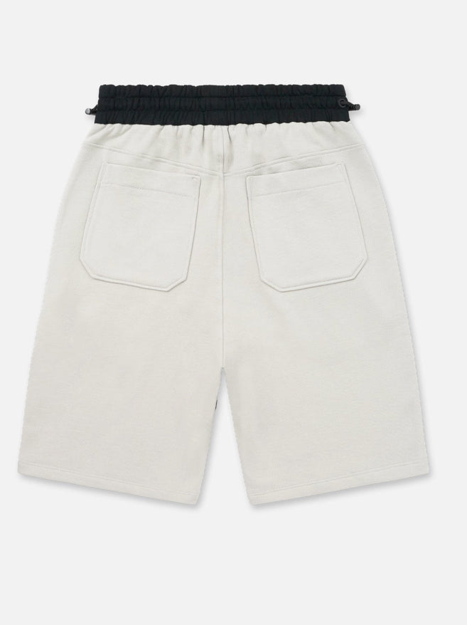 RTA-SWEAT SHORT | GREY BLACK COMBO-MS24K484-B1411GRBKC