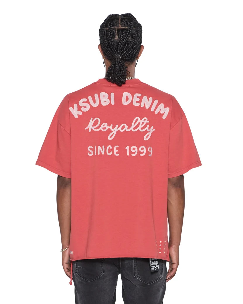 KSUBI MECHANIC EKCESS SS TEE VINTAGE RED
