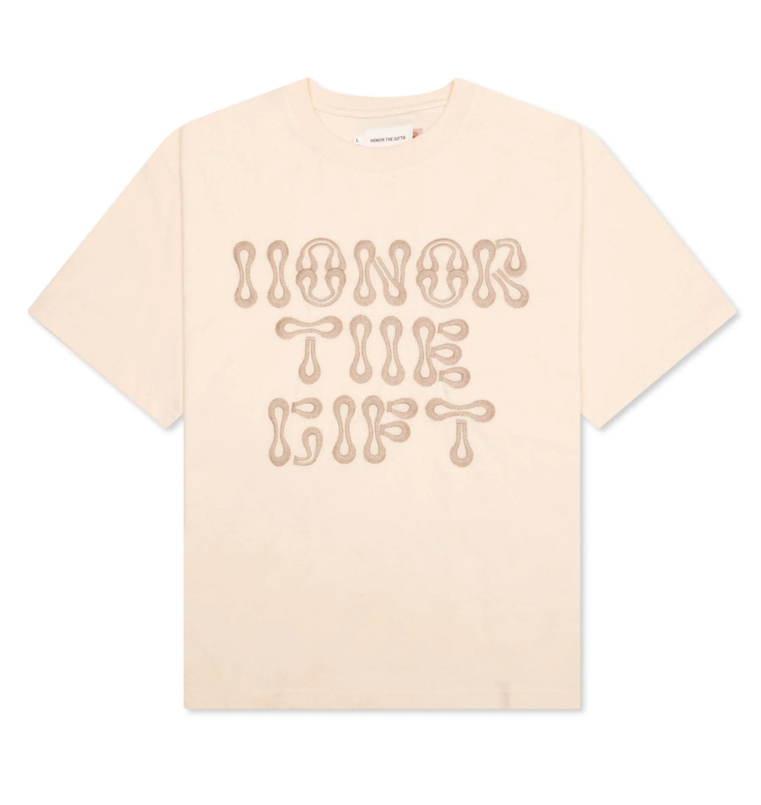 HONOR THE GIFT B-SUMMER HONOR THE GIFT S/S TEE - BONE-HTG240243